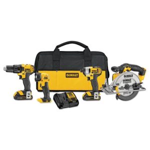 DEWALT 20V MAX Li-Ion 4-Tool Combo Kit - DCK421D2