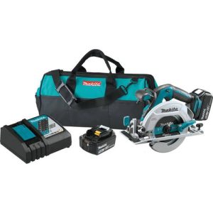Makita 18V LXT 5.0 Ah Lithium-Ion Brushless Cordless 6-1/2 in. Circular Saw Kit - XSH03T