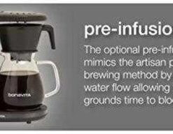 Bonavita Connoisseur 8-Cup One-Touch Coffee Maker Featuring Hanging Filter Basket and Thermal Carafe, BV1901TS, Stainless Steel, Chrome - Image 2