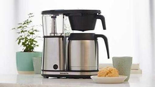 Bonavita Connoisseur 8-Cup One-Touch Coffee Maker Featuring Hanging Filter Basket and Thermal Carafe, BV1901TS, Stainless Steel, Chrome - Image 5