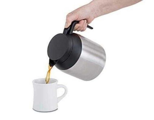Bonavita Connoisseur 8-Cup One-Touch Coffee Maker Featuring Hanging Filter Basket and Thermal Carafe, BV1901TS, Stainless Steel, Chrome - Image 6