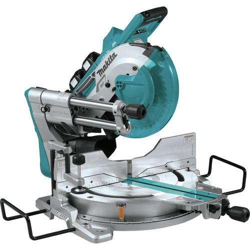 Makita 18V X2 LXT Lithium-Ion (36V) Brushless Cordless 10 in. Dual-Bevel Sliding Compound Miter Saw Kit with AWS and Laser (5.0Ah) - XSL04PTU - Image 2