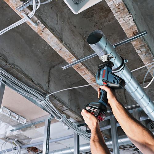 Bosch 18V Cordless Lithium-Ion Compact Reciprocating Saw (Tool Only) - GSA18V-083B - Image 3