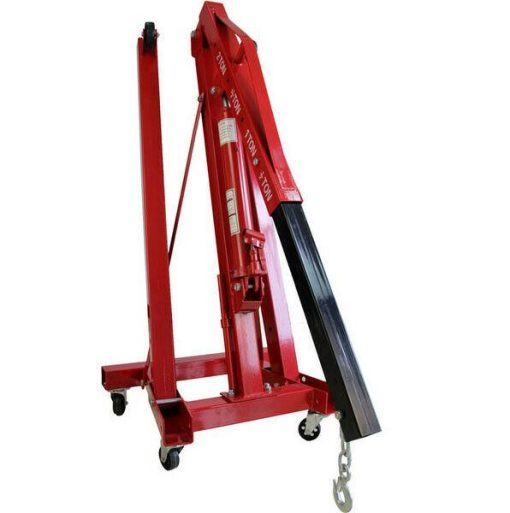 INTSUPERMAI Movable Folding Hydraulic Crane 2 Tons Heavy Duty Engine Crane USA - Image 3
