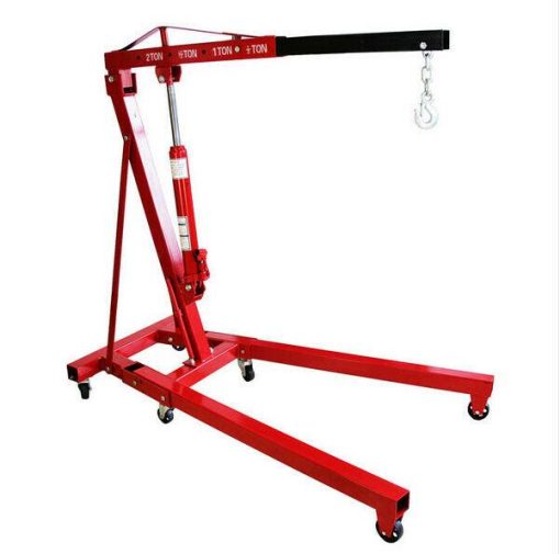 INTSUPERMAI Movable Folding Hydraulic Crane 2 Tons Heavy Duty Engine Crane USA - Image 5