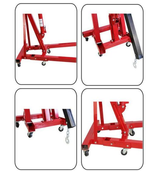 INTSUPERMAI Movable Folding Hydraulic Crane 2 Tons Heavy Duty Engine Crane USA - Image 7