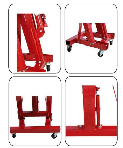 INTSUPERMAI Movable Folding Hydraulic Crane 2 Tons Heavy Duty Engine Crane USA - Image 9