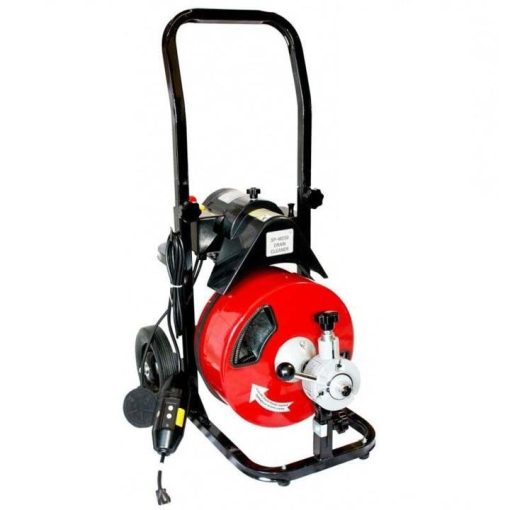 Commercial SEWER SNAKE drain cleaner auger 50 ft long 1/2∩∩ with 4 different heads - Image 2