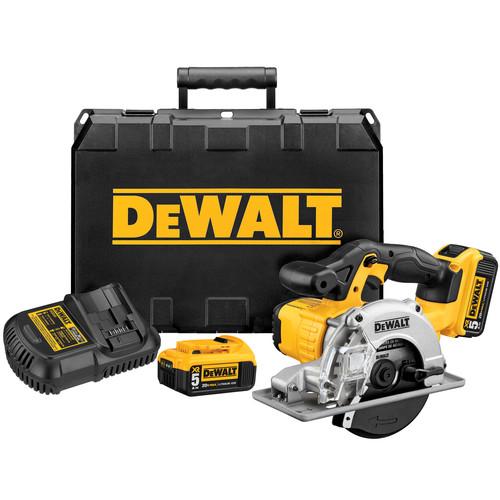 DEWALT 20V MAX Cordless Lithium-Ion 5-1/2 in. Metal Cutting Circular Saw Kit - DCS373P2