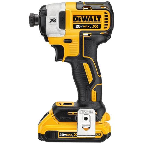 DEWALT 20V MAX XR 2.0 Ah Cordless Lithium-Ion 1/4 in. Brushless Impact Driver Kit - DCF887D2 - Image 3