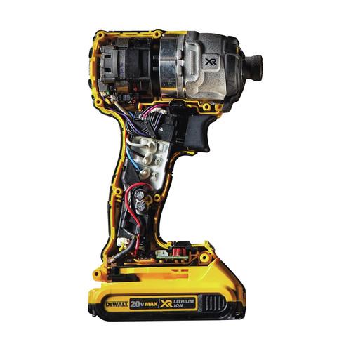 DEWALT 20V MAX XR 2.0 Ah Cordless Lithium-Ion 1/4 in. Brushless Impact Driver Kit - DCF887D2 - Image 4
