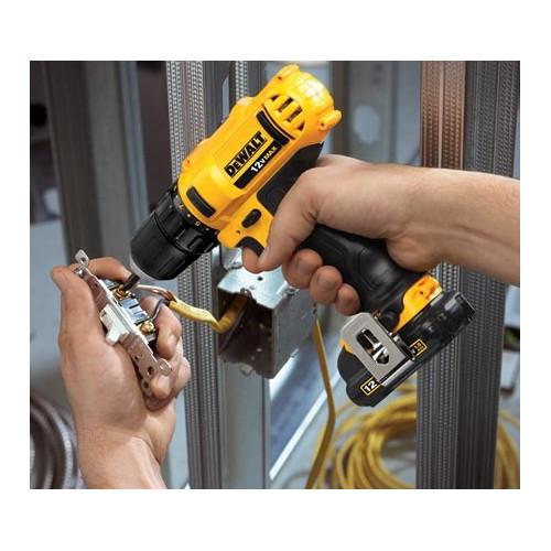 Factory Reconditioned DEWALT 12V MAX Lithium-Ion 3/8 in. Cordless Drill Driver Kit with Keyless Chuck (1.5 Ah) - DCD710S2R - Image 3