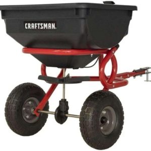 Craftsman 85-lb Tow Broadcast Spreader, Red - CMXGZBF7124322