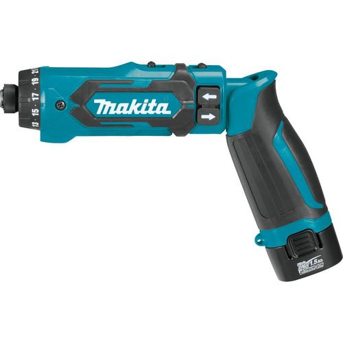 Makita 7.2V Lithium-Ion 1/4 in. Cordless Hex Drill Driver Kit with Auto-Stop Clutch (1.5 Ah) - DF012DSE - Image 3