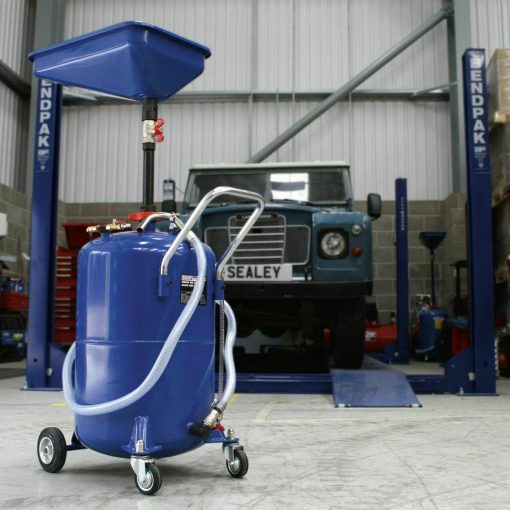 Sealey 65 Litre Waste Oil Drainer Air Discharge Garage Workshop - AK451DX - Image 3