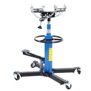 2 Stage 1100Lbs Hydraulic Transmission Jack with 360°Swivel Wheels Lift Hoist