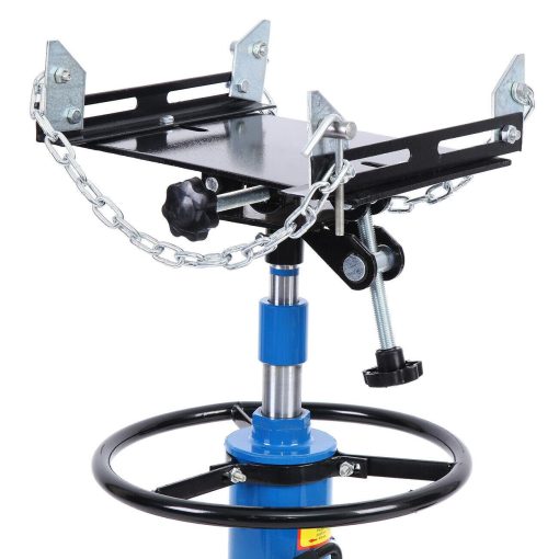 2 Stage 1100Lbs Hydraulic Transmission Jack with 360°Swivel Wheels Lift Hoist - Image 5