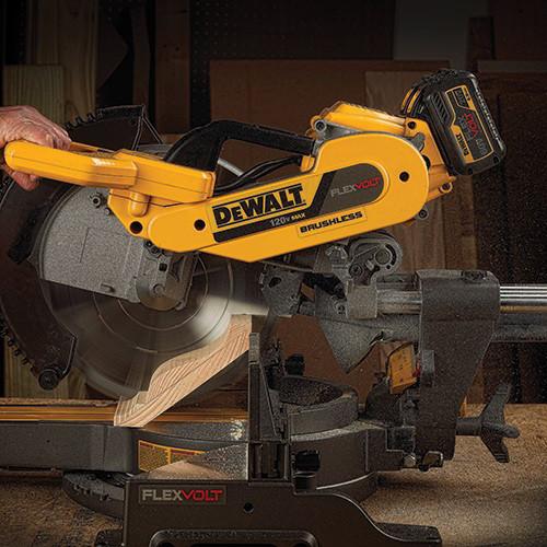 Factory Reconditioned DEWALT MAX FlexVolt Cordless Lithium-Ion 12 in. Sliding Compound Miter Saw Kit with Batteries - DHS790T2R - Image 6