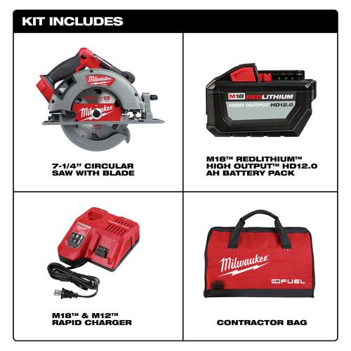 Milwaukee 2732-21HD M18 FUEL 7-1/4 in. Circular Saw Kit - Image 9
