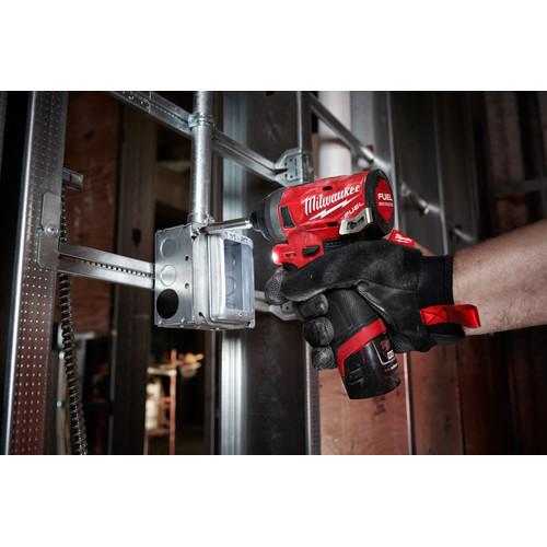 Milwaukee 2598-22 M12 FUEL 2-Tool Combo Kit: 1/2 in. Hammer Drill and 1/4 in. Hex Impact Driver - Image 8