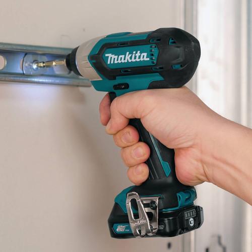 Makita 12V MAX CXT 2.0 Ah Cordless Lithium-Ion Drill and Impact Driver Combo Kit - CT226RX - Image 6
