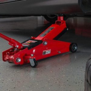 Torin Hydraulic Trolley Service/Floor Jack with Extra Saddle, 3 Ton (6,000 lb)