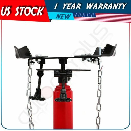 1100LB Steel Hydraulic Transmission Jack Hand Operated Pump Stand Manual Tool - Image 3