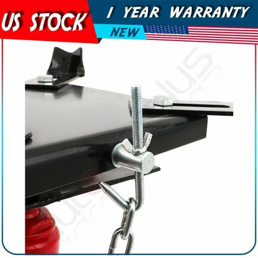 1100LB Steel Hydraulic Transmission Jack Hand Operated Pump Stand Manual Tool - Image 5