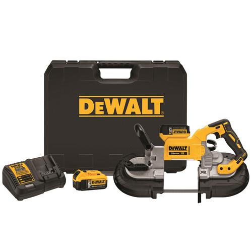 DEWALT 20V MAX XR 5.0 Ah Cordless Lithium-Ion 5 in. Band Saw Kit - DCS374P2