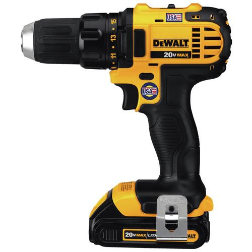 Factory Reconditioned DEWALT 20V MAX Lithium-Ion Compact 1/2 in. Cordless Drill Driver Kit (1.5 Ah) - DCD780C2R - Image 2