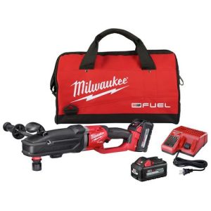 Milwaukee 2811-22 M18 FUEL SUPER HAWG Lithium-Ion 1/2 in. Cordless Right Angle Drill with QUIK-LOK Kit (6 Ah)