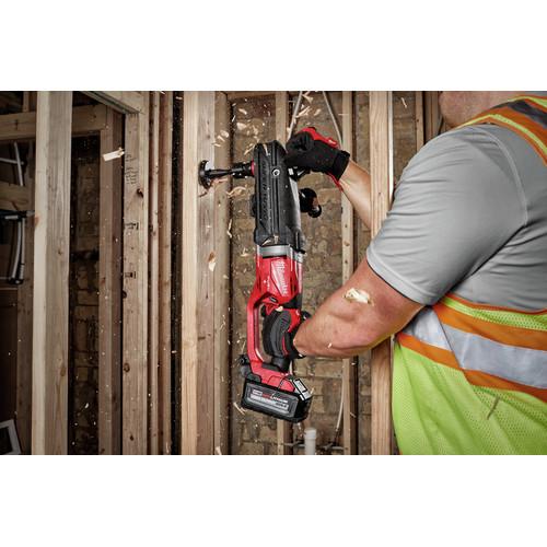 Milwaukee 2811-22 M18 FUEL SUPER HAWG Lithium-Ion 1/2 in. Cordless Right Angle Drill with QUIK-LOK Kit (6 Ah) - Image 4