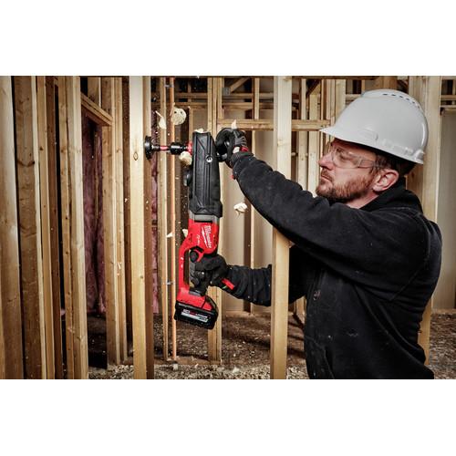 Milwaukee 2811-22 M18 FUEL SUPER HAWG Lithium-Ion 1/2 in. Cordless Right Angle Drill with QUIK-LOK Kit (6 Ah) - Image 6