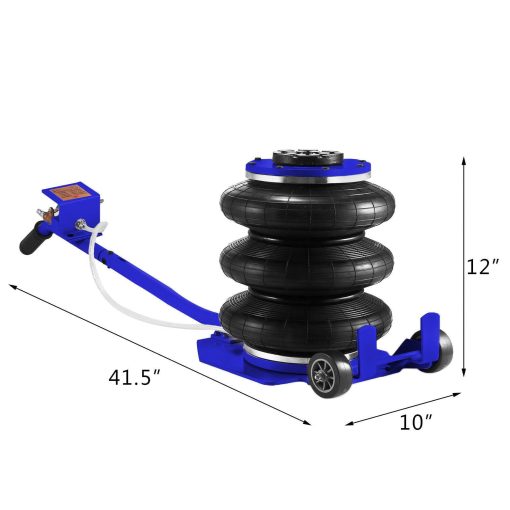 VEVOR Triple Bag Air Jack Pneumatic Jack 6600LBS 3 Ton Heavy Load Jacking Tool - Image 8
