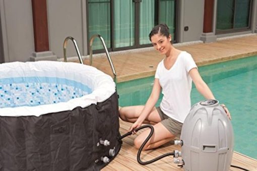 Bestway SaluSpa Miami Inflatable Hot Tub, 4-Person AirJet Spa - Image 9