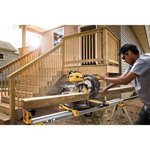 Factory Reconditioned DEWALT MAX FlexVolt Cordless Lithium-Ion 12 in. Dual Bevel Sliding Compound Miter Saw Kit with Batteries and Adapter - DHS790AT2R - Image 5