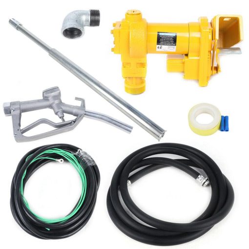 20GPM Gasoline Fuel Transfer Pump with Nozzle Kit 12V DC For Gas Diesel Kerosene - Image 2