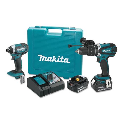 Makita 18V LXT 4Ah Cordless Lithium-Ion 2-Piece. Combo Kit - XT263M