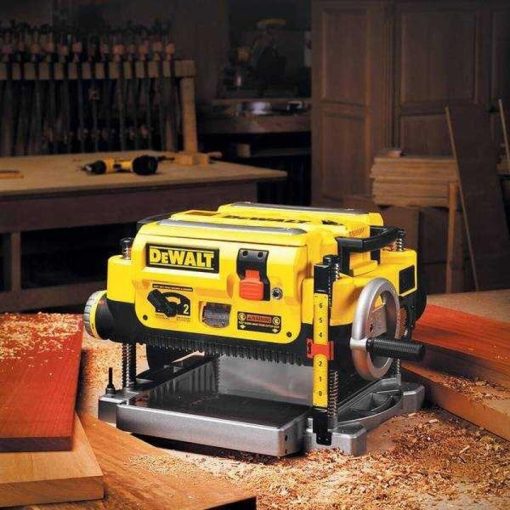 DEWALT 13-Inch Two-Speed Woodworking Thickness Planer + Tables & Knives - DW735X - Image 5