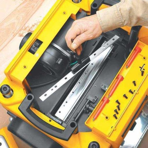 DEWALT 13-Inch Two-Speed Woodworking Thickness Planer + Tables & Knives - DW735X - Image 8