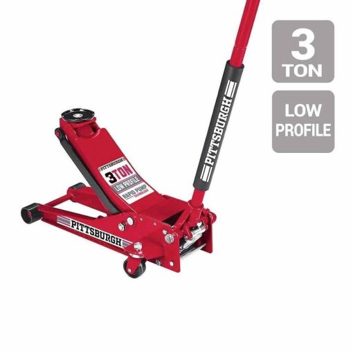 3 Ton HEAVY DUTY Steel Low Profile Rapid Pump Floor Jack Show Car Low Rider NEW - Image 2