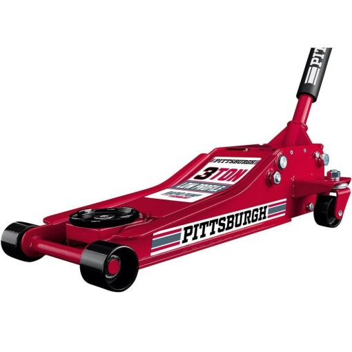 3 Ton HEAVY DUTY Steel Low Profile Rapid Pump Floor Jack Show Car Low Rider NEW - Image 4