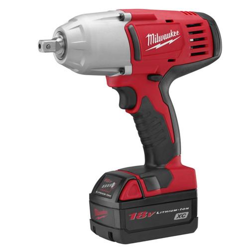 Milwaukee 2662-22 M18 18V Cordless 1/2 in. Lithium-Ion High Torque Impact Wrench Kit with 2 Batteries - Image 2