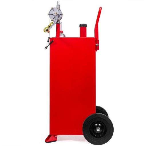 Pro 30 Gallon Gas Fuel Diesel Caddy Transfer Tank Container with Rotary Pump Auto - Image 4