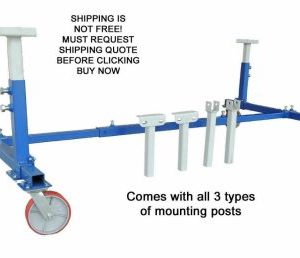 NEW Kernel Adjustable 3000 lb. Mobile Restoration Car Body Dolly Cart Stand