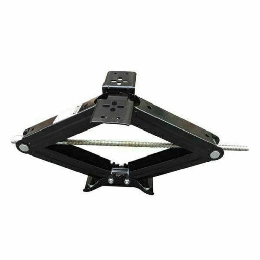 2-Piece Heavy Duty Floor Scissors Lift Jacks Black 4-24" - Image 2