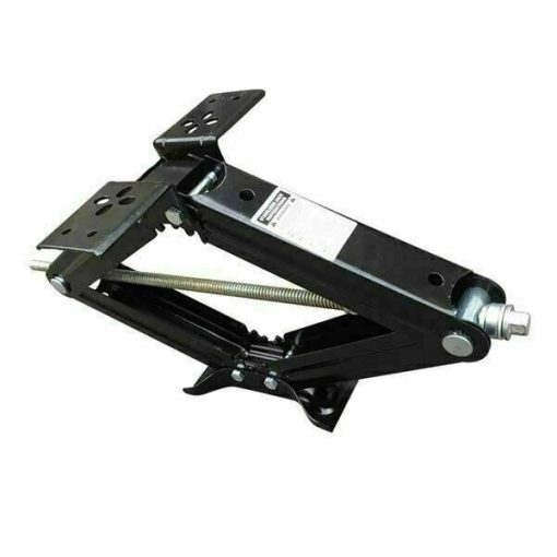 2-Piece Heavy Duty Floor Scissors Lift Jacks Black 4-24" - Image 3