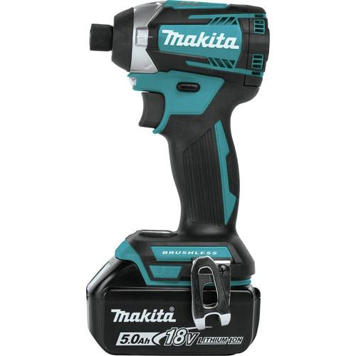 Factory Reconditioned Makita 18V LXT Lithium-Ion Brushless 2-Pc. Combo Kit (5.0Ah) - XT275PT-R - Image 5