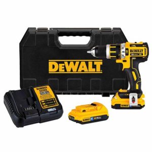 Factory Reconditioned DEWALT 20V MAX XR Lithium-Ion Brushless Compact 2-Speed 1/2 in. Corded Hammer Drill Kit with Tool Connect (2 Ah) - DCD795D2BTR