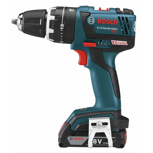 Factory Reconditioned Bosch 18V Lithium-Ion Brushless Compact Tough 1/2 in. Cordless Hammer Drill Driver Kit (2 Ah) - HDS182-02-RT - Image 3